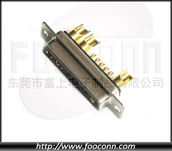 High Current D_SUB Connector Female 13W3 Solder